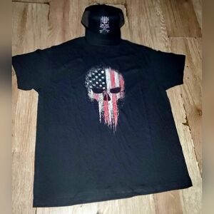 Black Skull Graphic T-Shirt